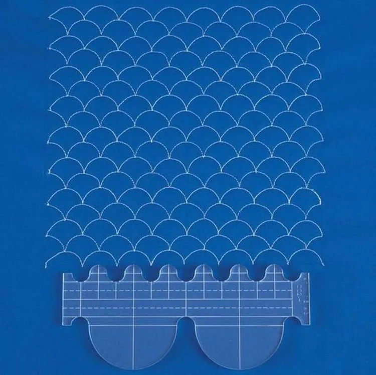 Акриловые оправы для квилтинга шаблоны различные формы прозрачная акриловая машина набор