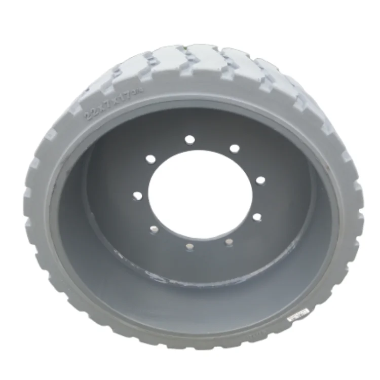 Genie scissor lift wheel solid tire FB 22x7x17 3/4  for work platform lifts