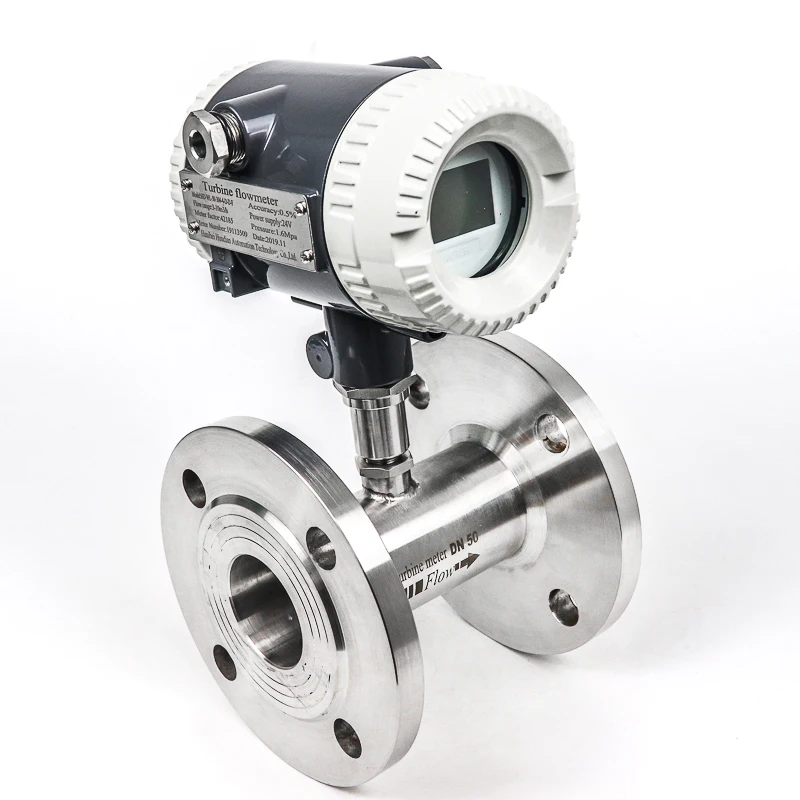 Industrial measurement Analog RS485 Beer Turbine Flowmeter For Milk