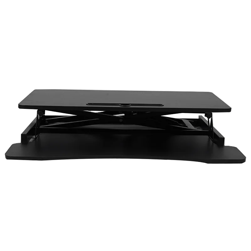 Height Adjustable Stand Up Desk Computer Office Home Desk Desktop Riser Simple Table Standing Desk Converter Black Simple Table