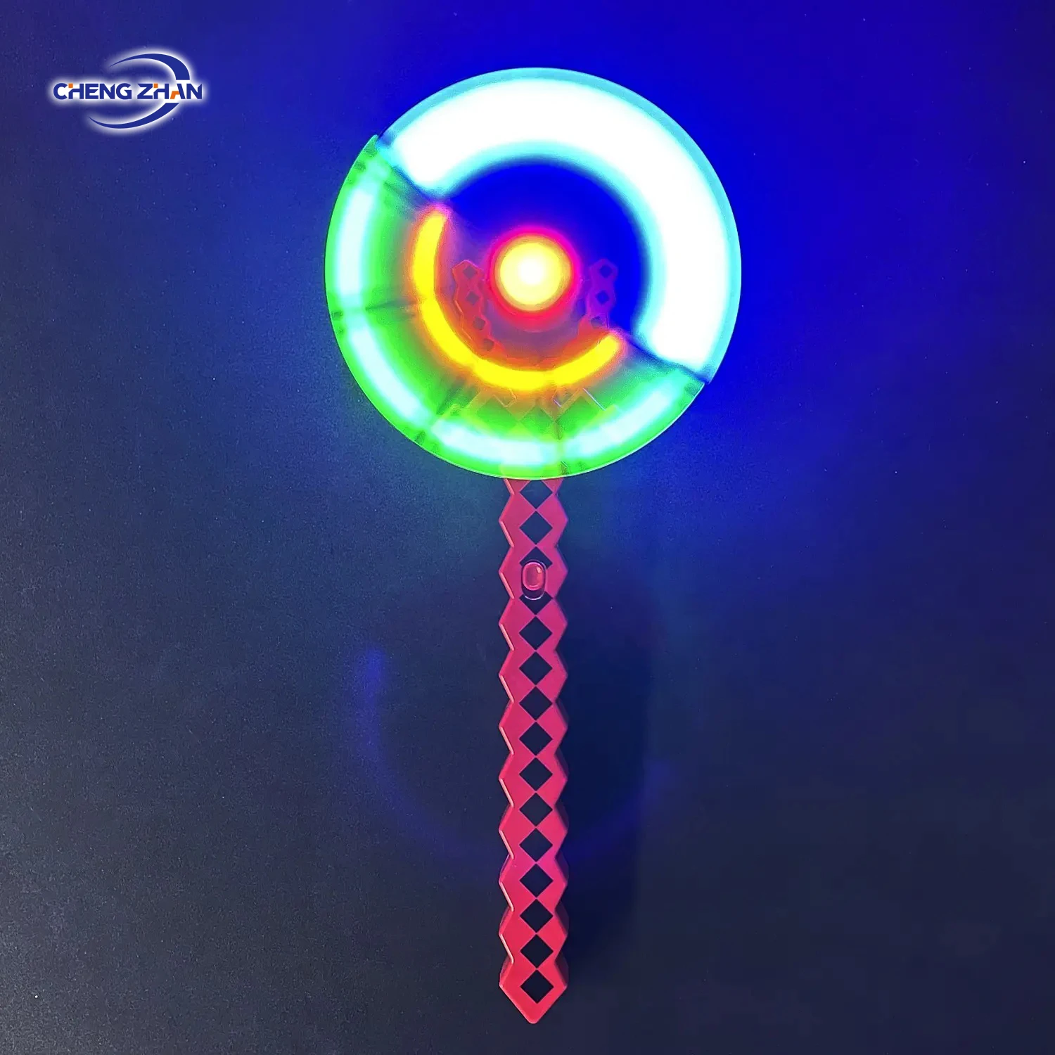 Light up windmill toys 5 light up pixel windmill for kids Spinning Windmill Luminous Toy For Child Gift