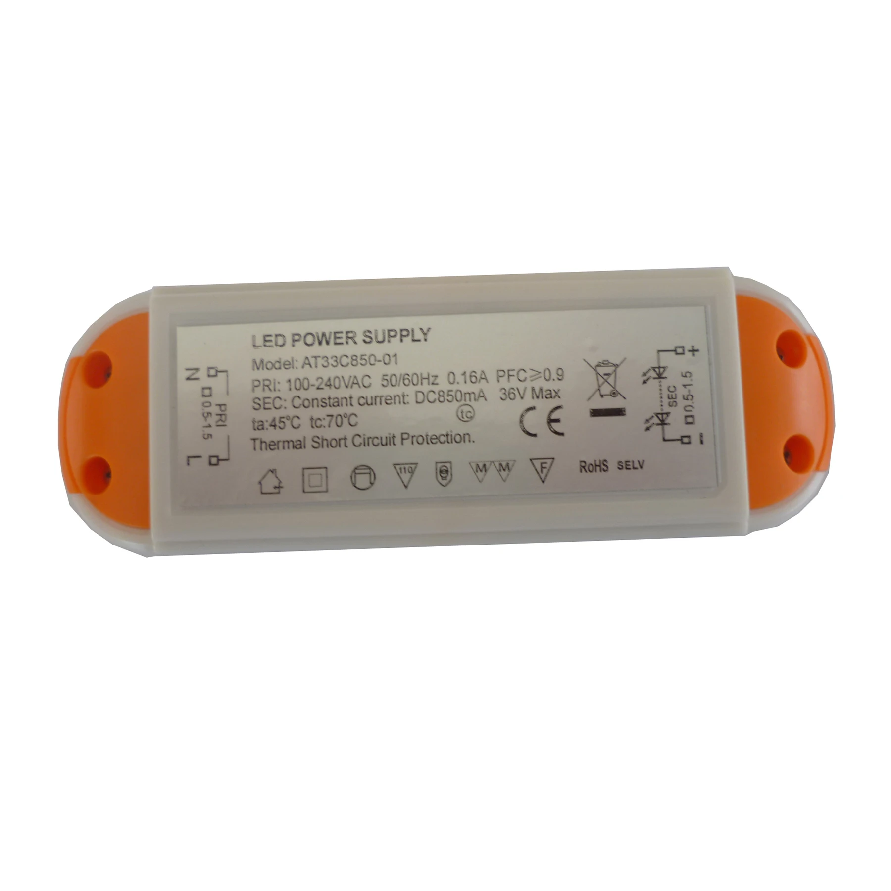 350mA 36W led power adaptor