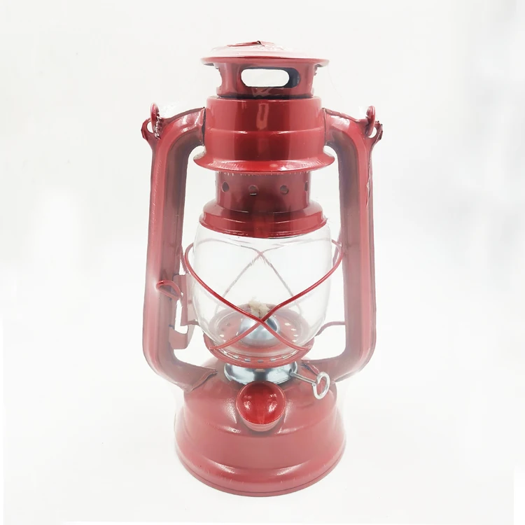Emergency classic outdoor indoor decorative wild land kerosene vintage OEM glass metal burning 235 oil hurricane Lantern lamp