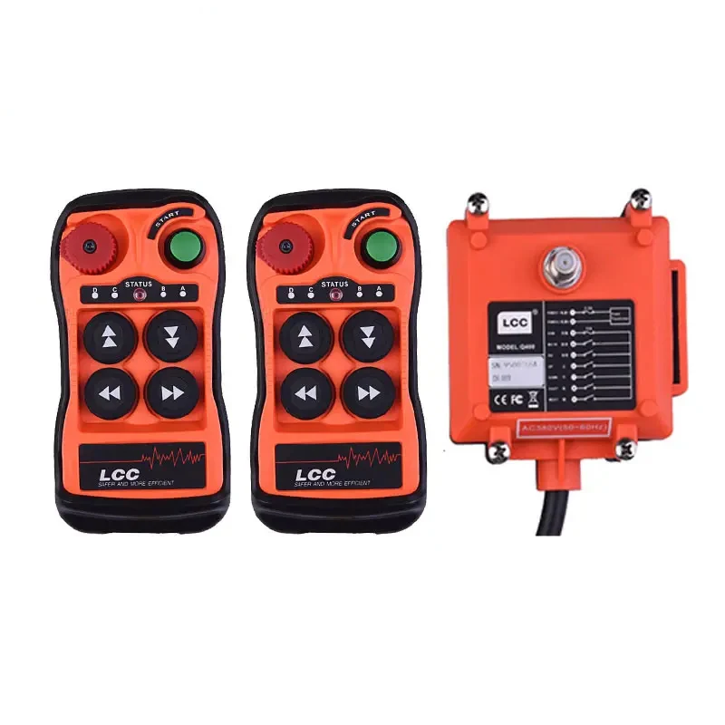 LCC Q400 Cheap 4 Single Speed Buttons Anti-falling Lift Hydraulic Universal Mobile Crane Remote Control