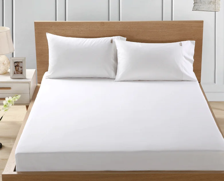 Top quality design classic cotton sateen fabric fitted sheet