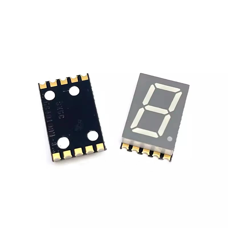 Ultra high brightness white SMD 1-digit common cathode 0.2/0.28-inch LED seven segment LED panel module display screen