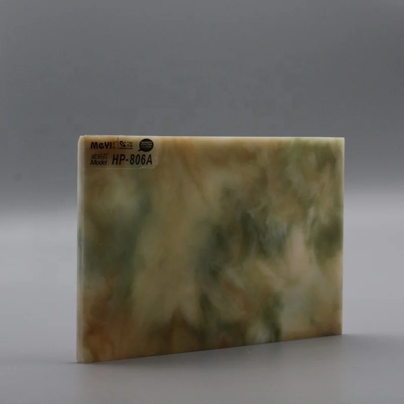 Green onyx translucent artificial stone faux alabaster sheets