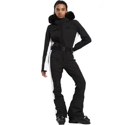 Outdoor Sports Ski Suits Women Snowboarding Winter Snowsuit Waterproof Windproof Jumpsuit