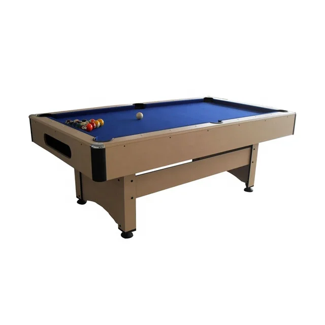 Billiards Sports 6Ft/7Ft/8Ft Size Option American Billiard Pool Table With Small Metal Corner and Accessory