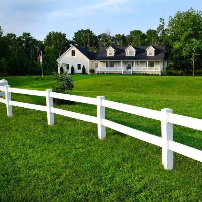 Horse Racecourse Wood Picket Fence Miniature Pvc Vinyl Picket Horse Fence With Fencing Trellis Gates
