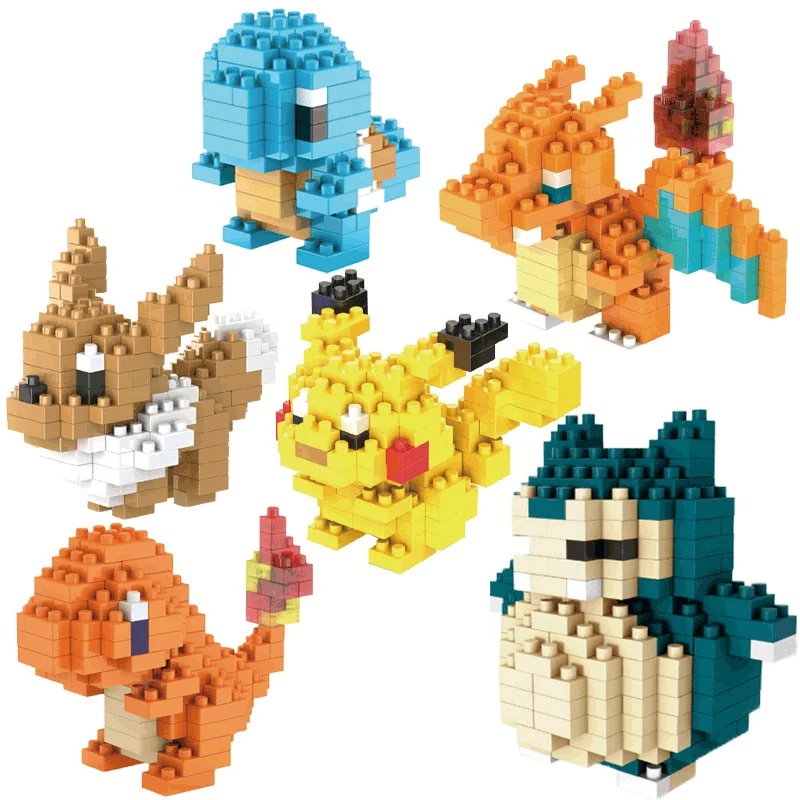 21 of 43 Pokemoned LNO Mini Diamond Building Blocks Mini assembly Pokemons blocks diy toys Adult Diamond blocks 219-248