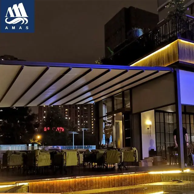 Outdoor Patio Wave Sun Shade Sail Roman Shade Pergola Canopy Wave Shade Sails