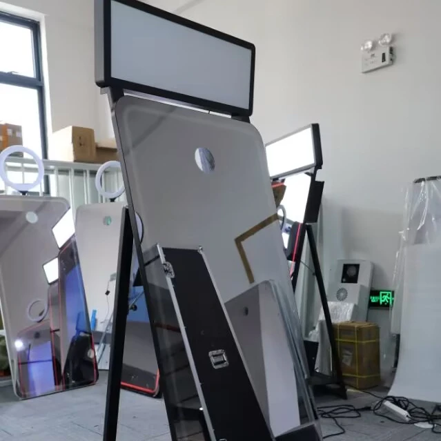70 inch magic interactive selfie photo mirror booth machine for party or wedding or event