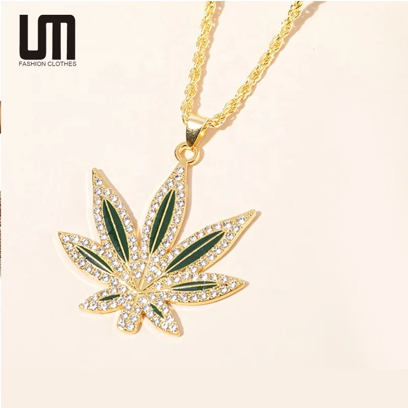 Ожерелье с подвеской в виде листа в Корейском стиле, ожерелье, цепочка, ювелирные изделия
