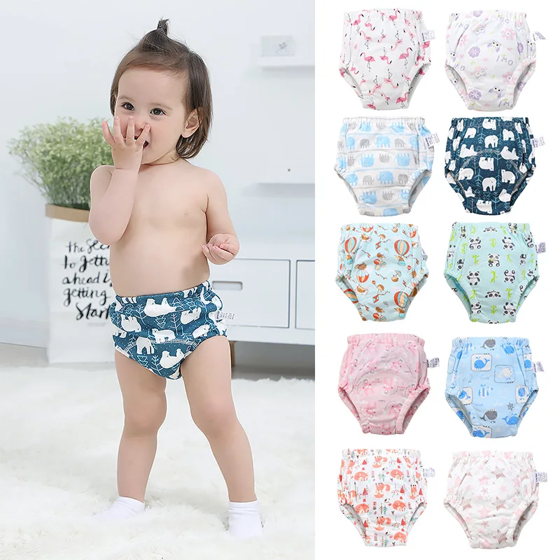 High quality reusable toddler potty cotton training pants soccer training pants