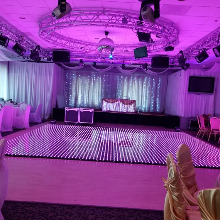 
night club p6.25 led digital dance floor screen plan rental san diego 
