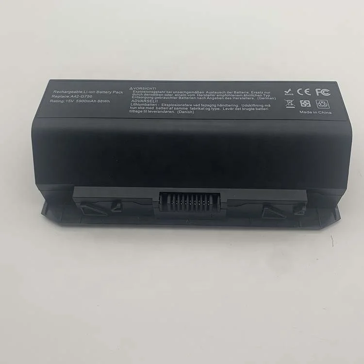 OEM ODM 15V 88wh 5900mAh Laptop Battery A42-G750 For Asus G750J G750JW G750JM G750JH G750JZ G750JX G750JZ G750JS Laptop Battery