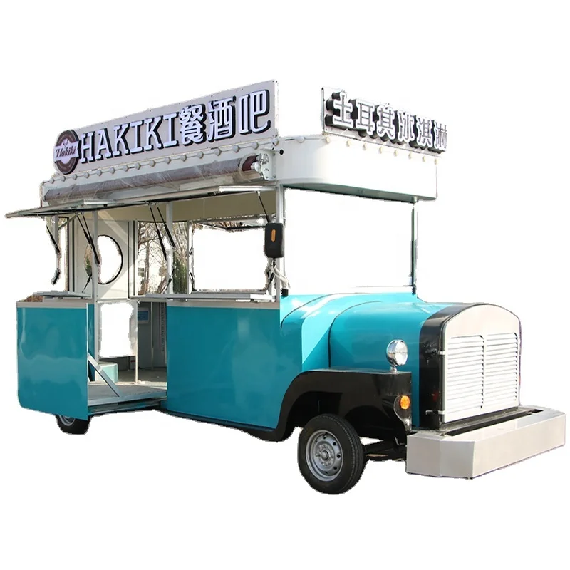 Chinese factory food trucks mobile kitchen  street food cart trailer food truck