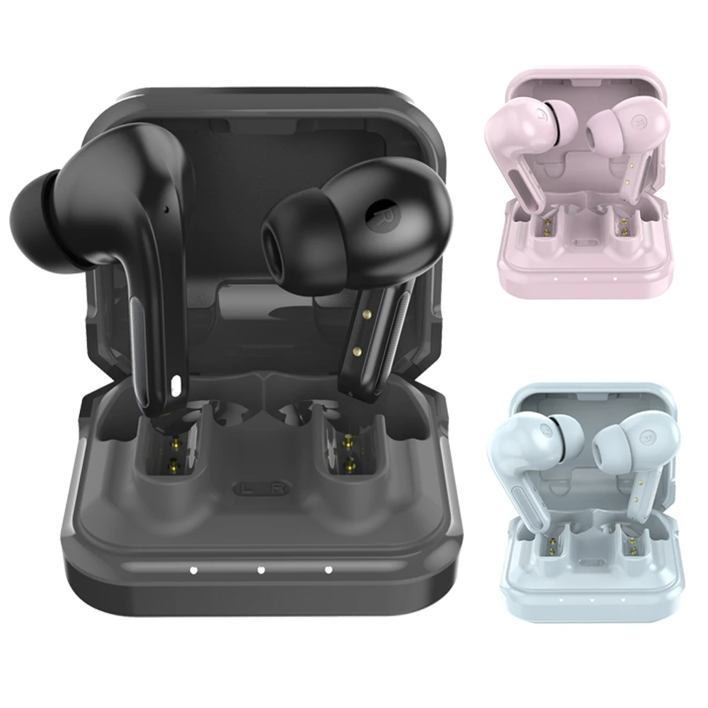 Цветные наушники-вкладыши U1 Macaron типа c, настоящие беспроводные наушники-вкладыши, водонепроницаемая гарнитура BT 5,0, портативные мини-наушники TWS