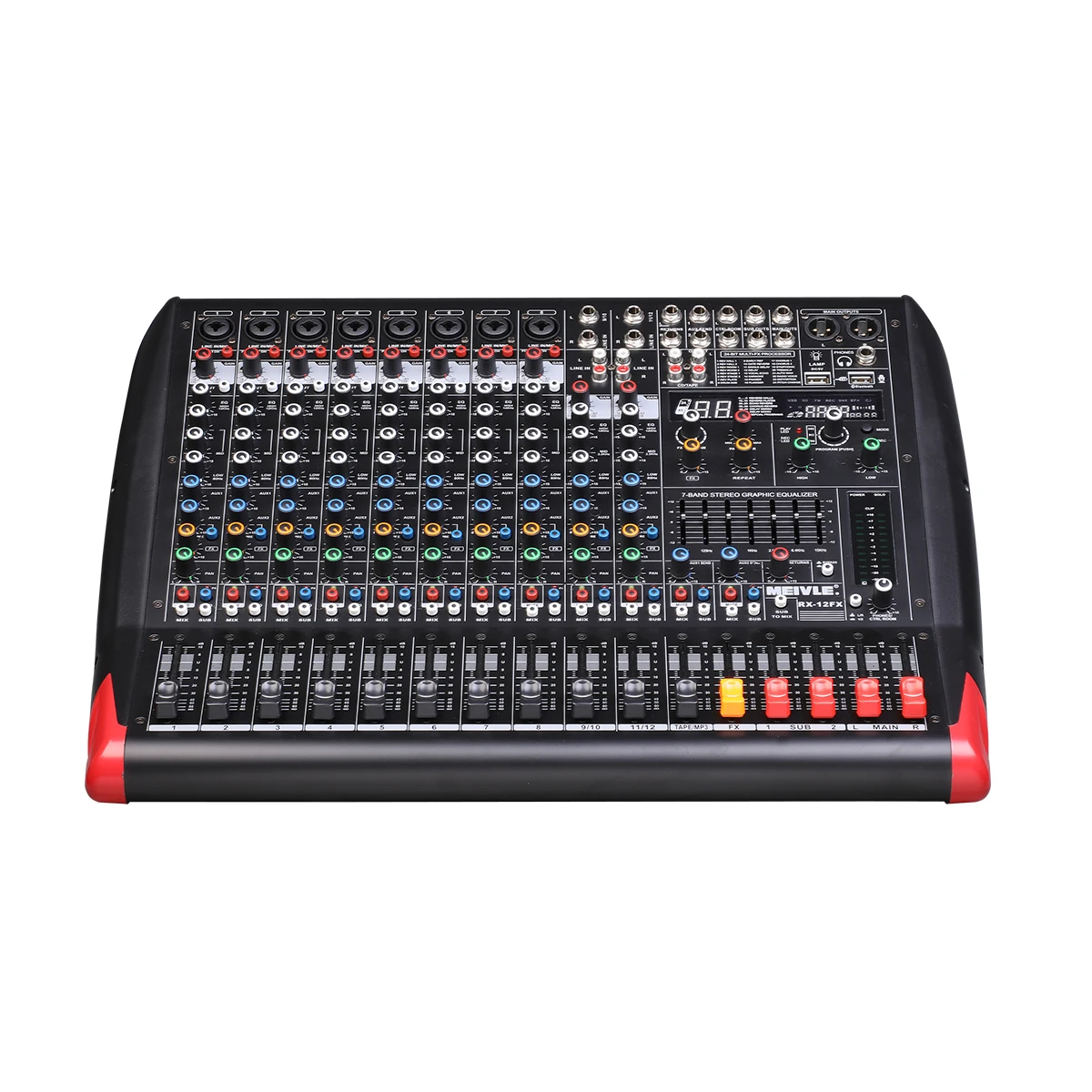 Public address system full set dj Stereo Hybrid Audio 10 channel mixer