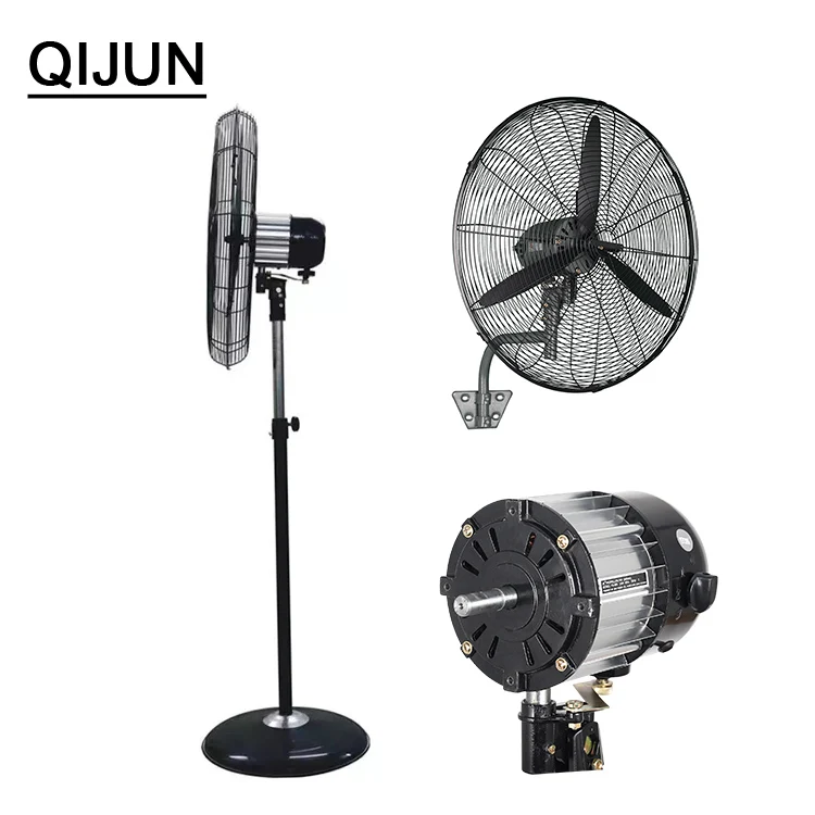 Congo Columbia Dubai   20 24 26 30 Inch  Metal Industrial Pedestal Stand Fan with Double ball bearing