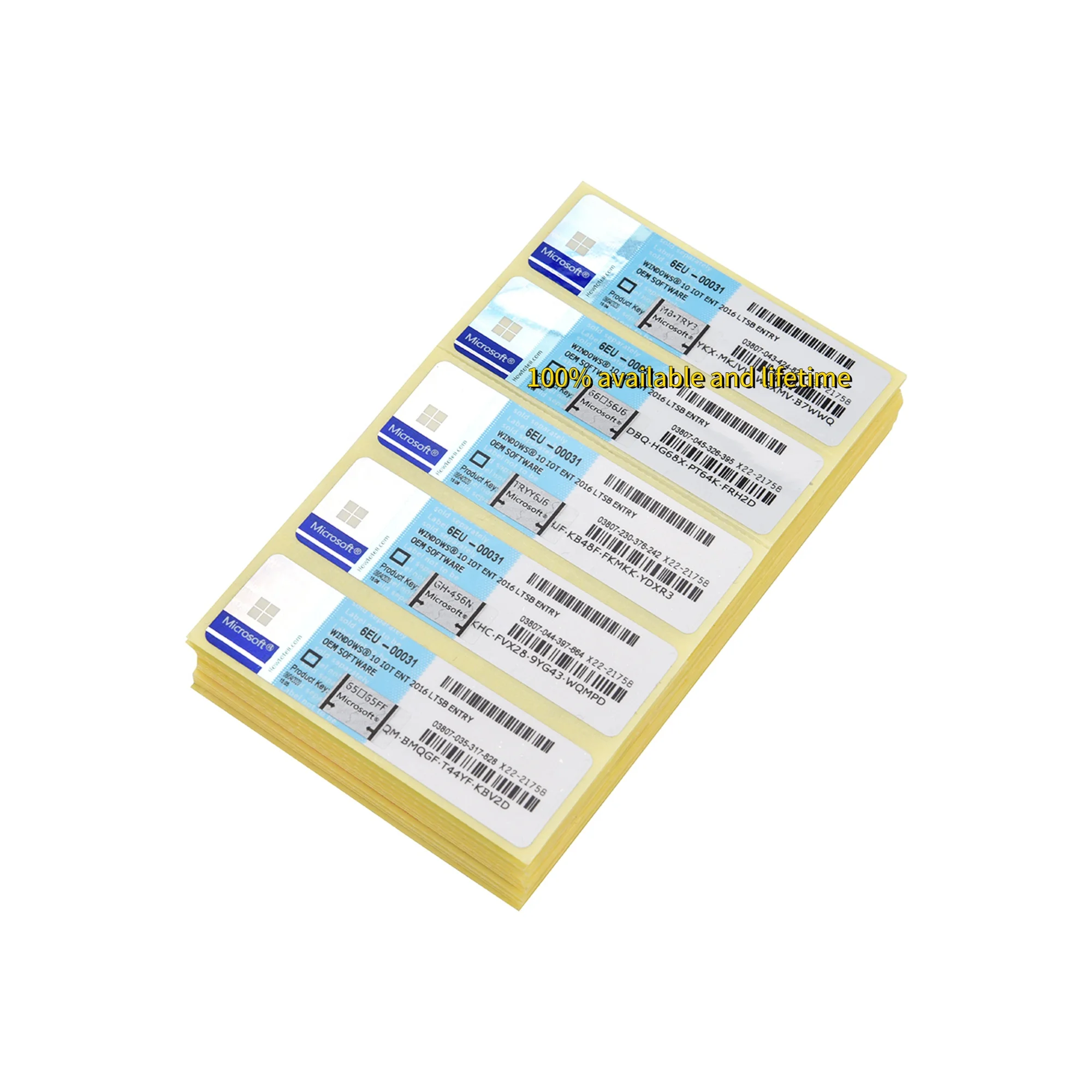 Wholesale Price Win 10 Pro Key Retail license Win 10 Pro Key COA Sticker Free Shipping Sticker 12th Month warranty