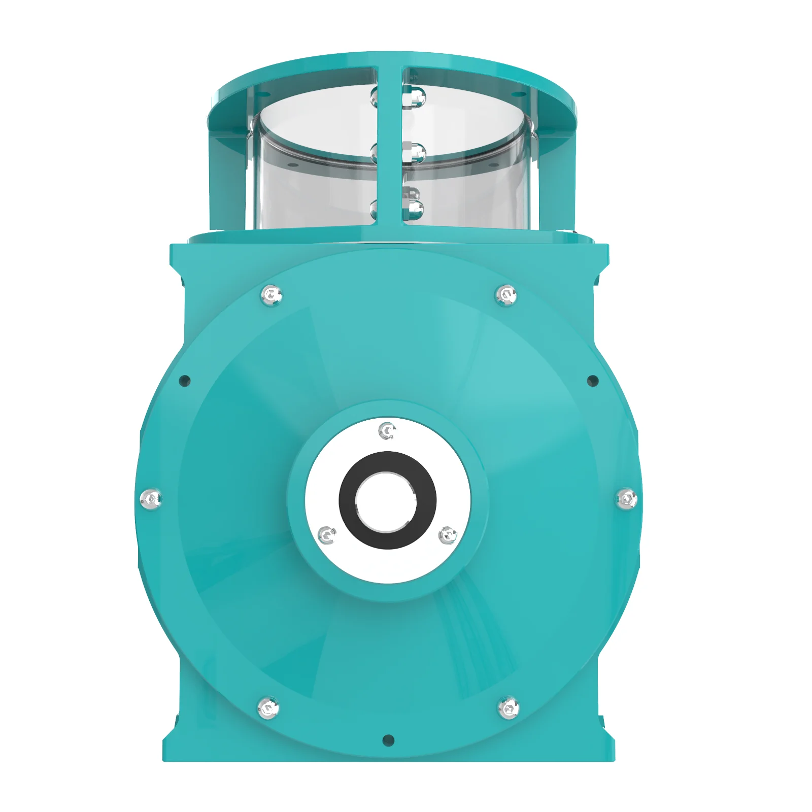 Deliver rotary airlock valve for bulk material powder pellets