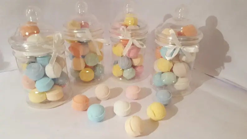 Factory Custom Color Fragrance Shower Bomb Fizzies Organic Lollipop Bath Bomb