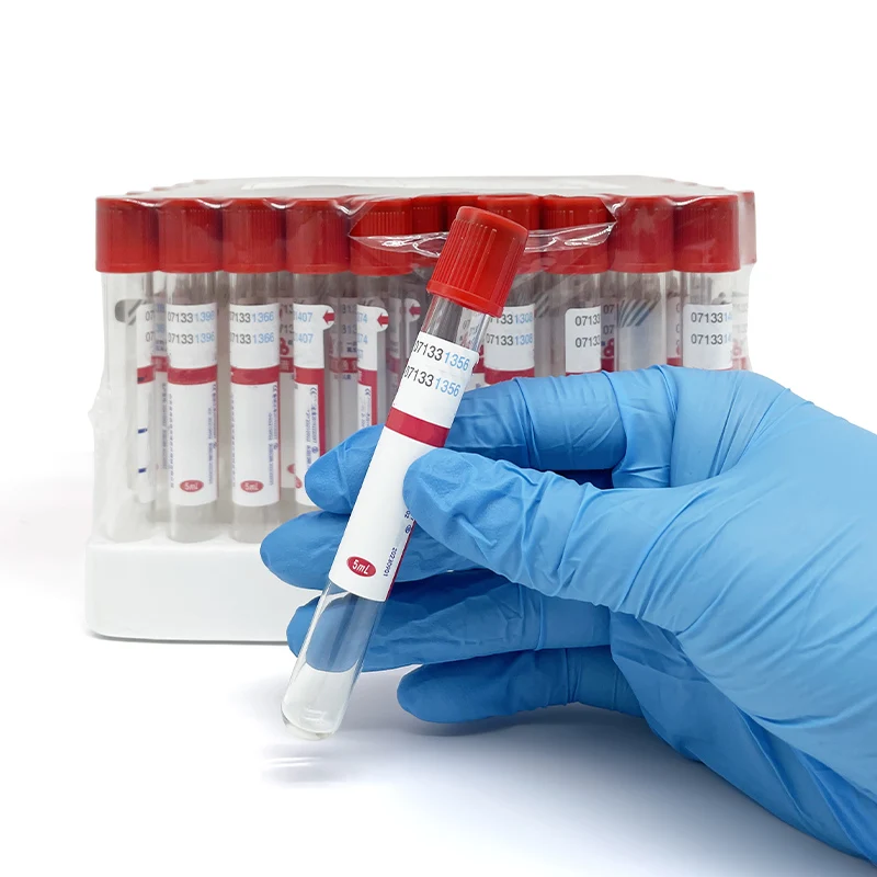 IClean Disposable Medical Sterile Glass or PET Vacuum or Non-Vacuum Blood Collection Test Tube