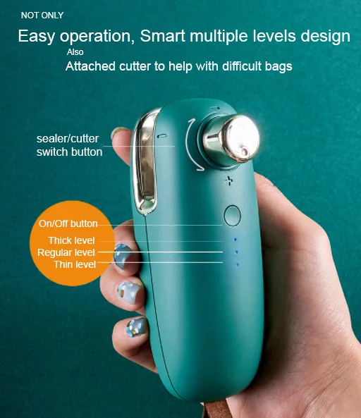 Wholesale battery mini plastic portable bag sealer induction