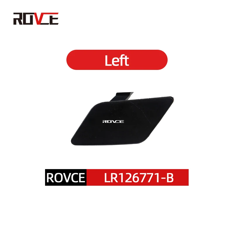 ROVCE Car Front Bumper Headlight Washer Nozzle Cover Cap For Land Rover Range Rover Velar SVA L560 LR126770 LR126771