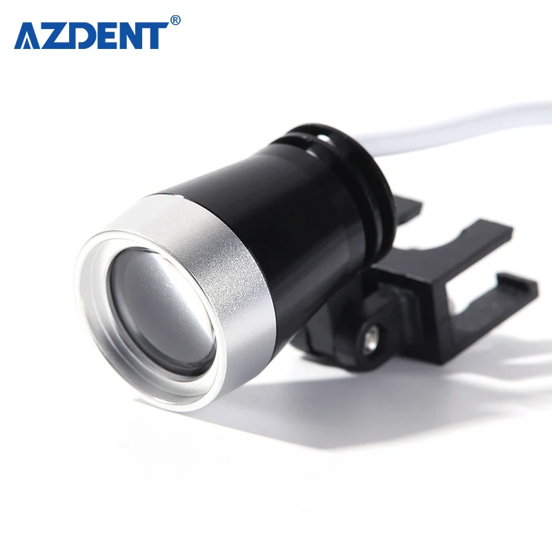 Baistra medical red plastic dental binocular loupes with LED heaslight for dentist