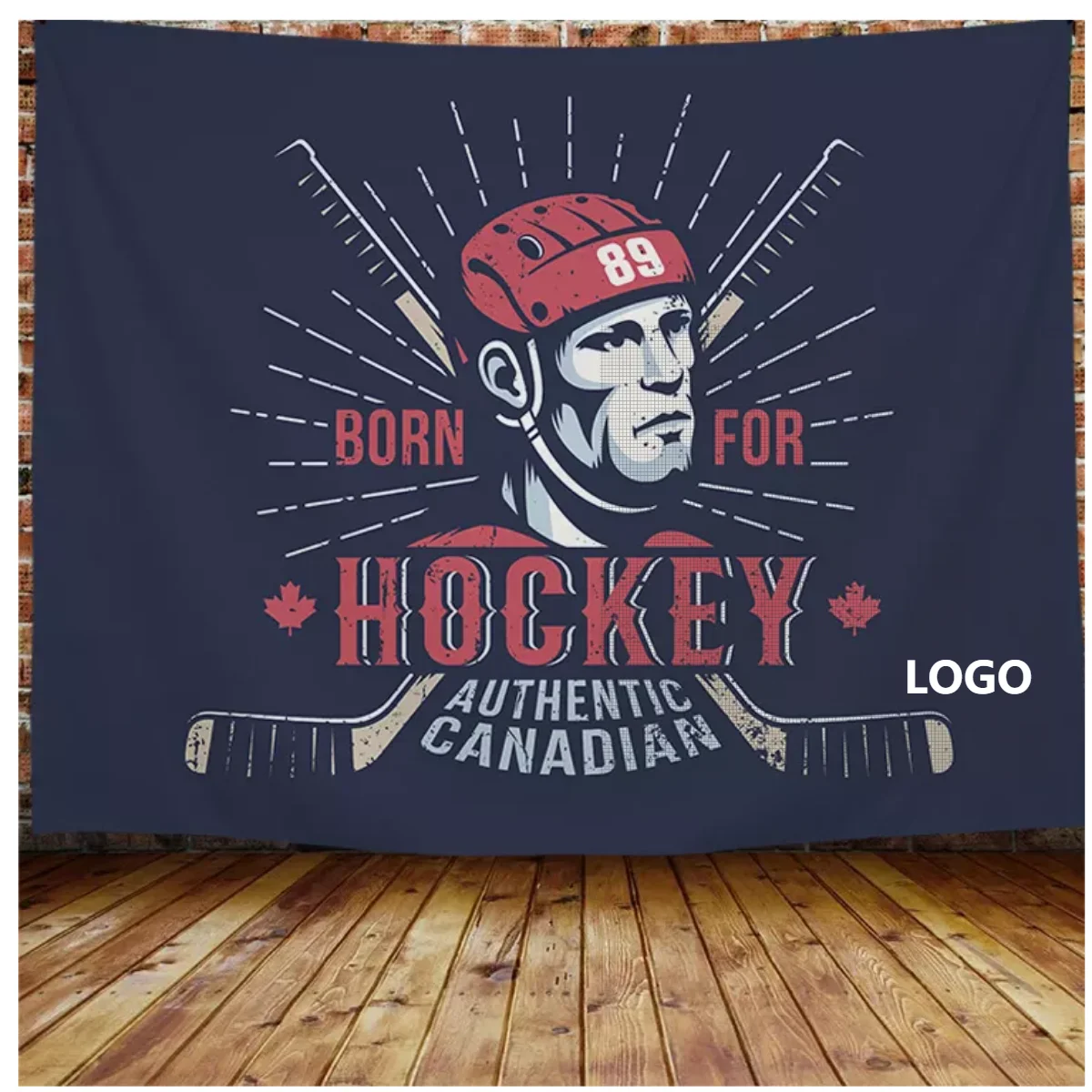 Polyester Peach Skin Machine Washable Wall Hanging Tapestry Digital Print Tapestry