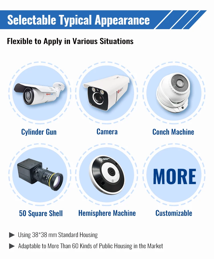 Rolling Shutter Ethernet 1080P 30fps Rockchip RV1126 IP Camera Module face recognition camera