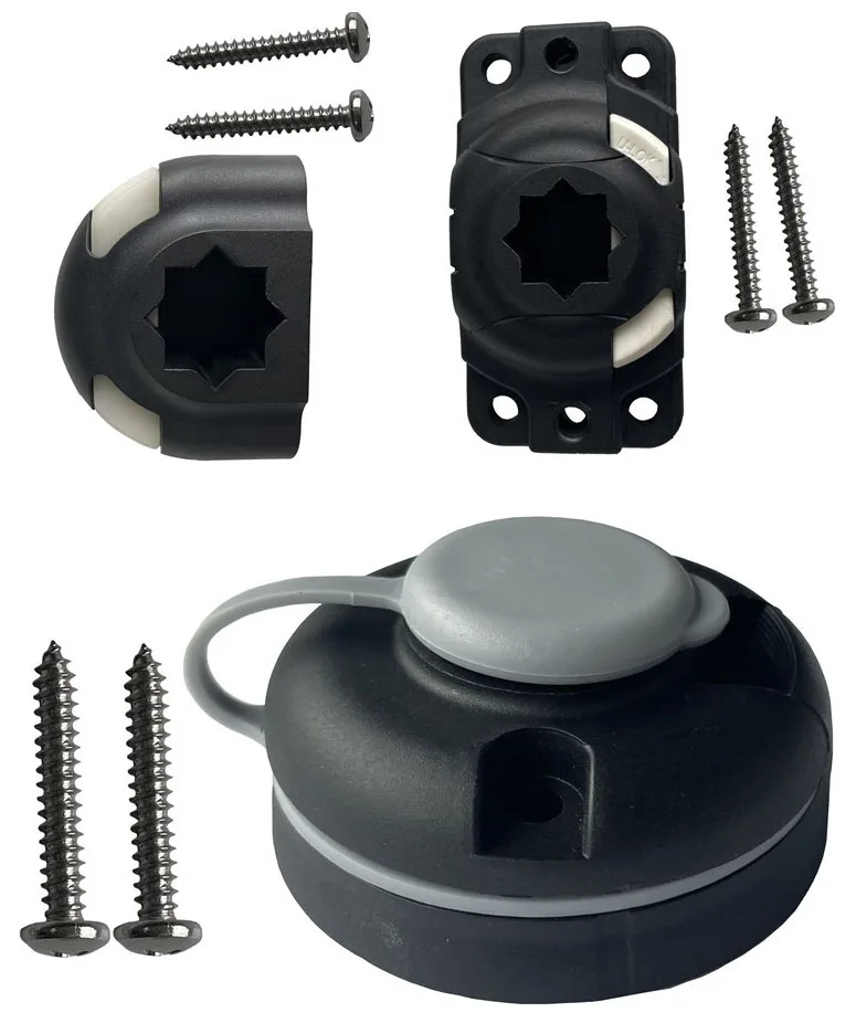 Universal starport accessory mounting base rod holder mount base use for fishing rod holder fish finder camera mount
