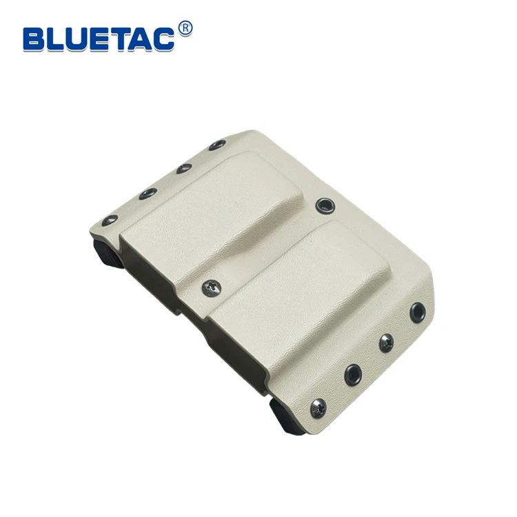 Bluetac Premium Quality Tactical Kydex Double Mag Pouch Fit For Many Popular Gun Modes Inner 9mm Stack Mag Pouch