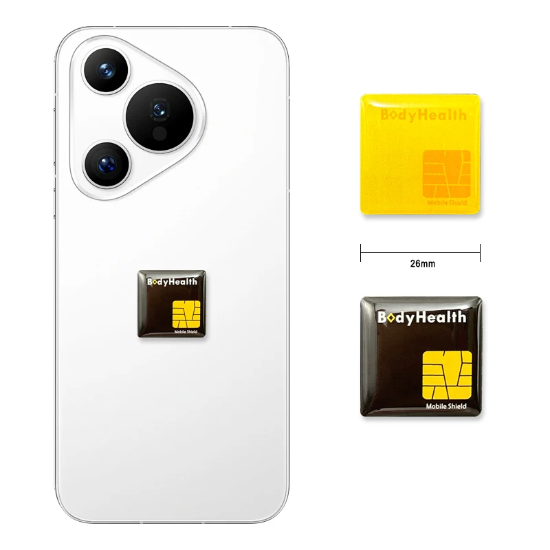 Hoonni Square Chip EMF/EMR Phone Shield Scalar Quantum Energy Anti Radiation Sticker