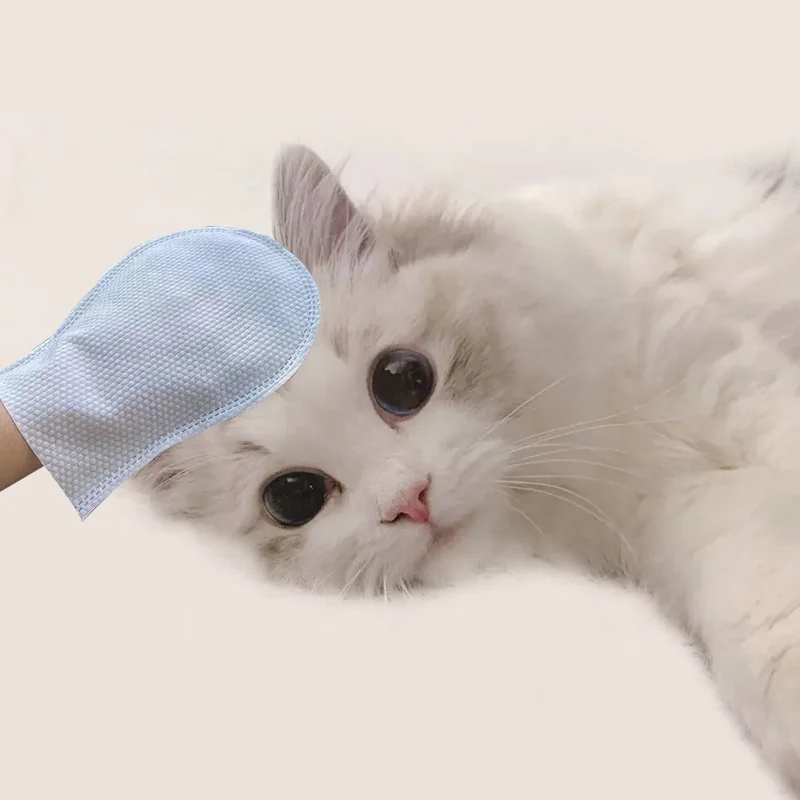 5 pcs pet disposable nonwoven gloves wipes cleaning deodorizing dry cleaning wet towels