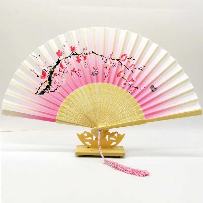 Personalized Wood Folding Hand Fans Wedding Wholesale For Women