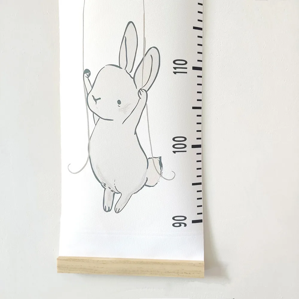 Waterproof Durable Height Measure Hanging Ruler For Kids Rooms Child Growth Chart School  Nursery Bedroom Wall Decor