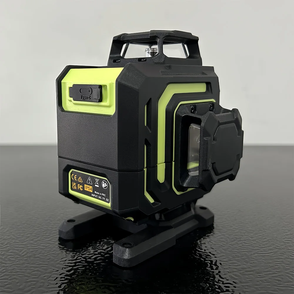 Cheap Price 16 lines 4D Cross Line Laser Level Self-leveling Green Beam Vertical & Horizontal