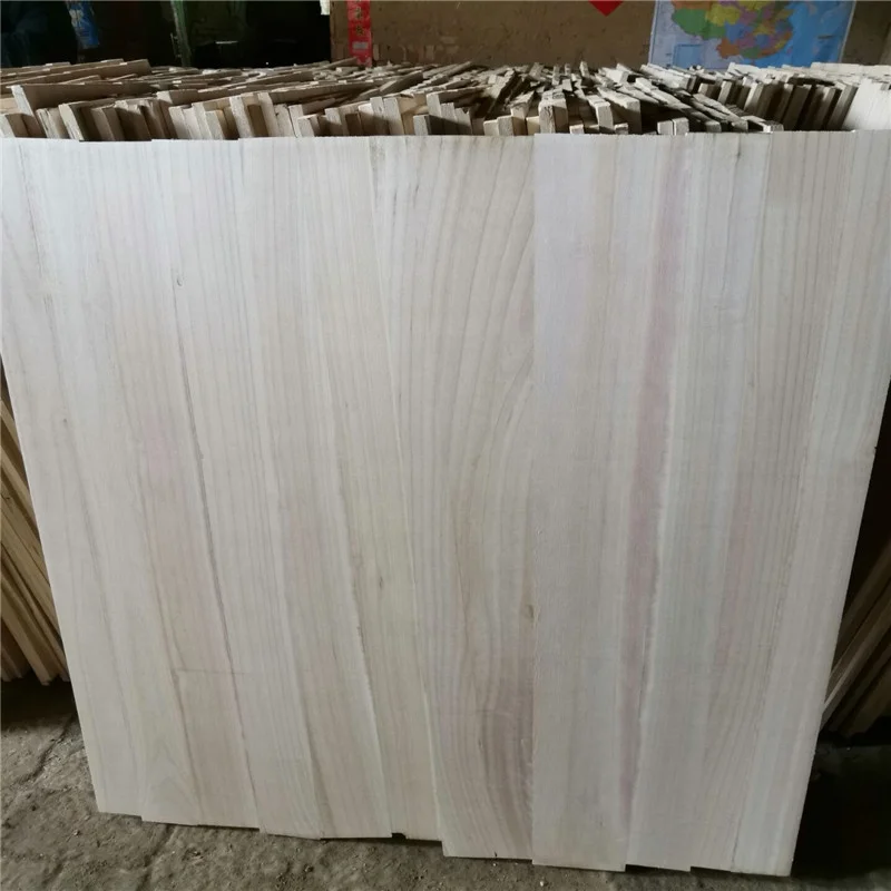 High Quality Cheap price kiri wood snowboard Paulownia wood edge glued board for home or construction