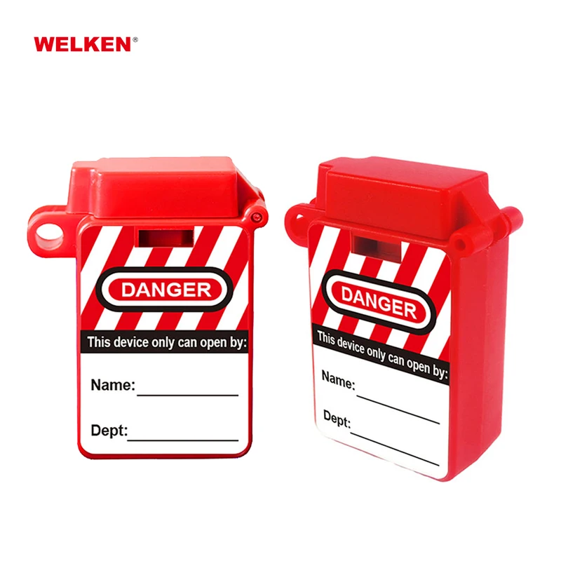 Factory wholesale red ABS 220v/10a three-phase electrical plug safety lockout