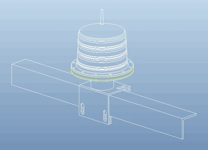 FAA L810 Low intensity Solar  Powered Aviation Obstruction light