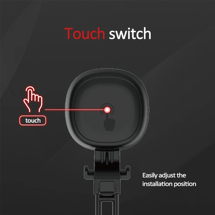 Volume Adjustable 90 - 110 dB Electric Bicycle Horn With Warning Light