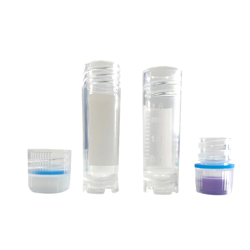 Disposable Screw Microtube Self Standing Sbs Cryo Tube Internal Thread Concave Cryogenic Vial