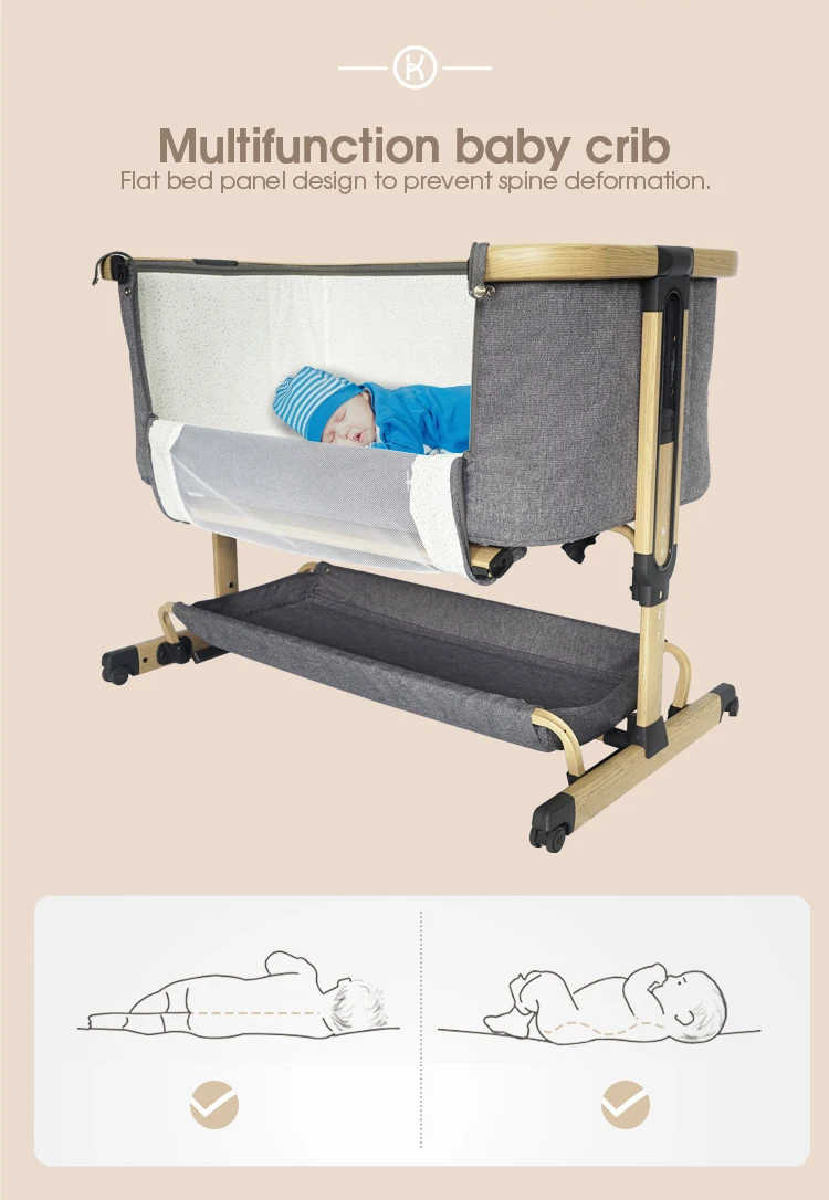 
30%off Multi Function Foldable Portable Baby Bedding Set Playpen Bed Luxury Baby Crib 