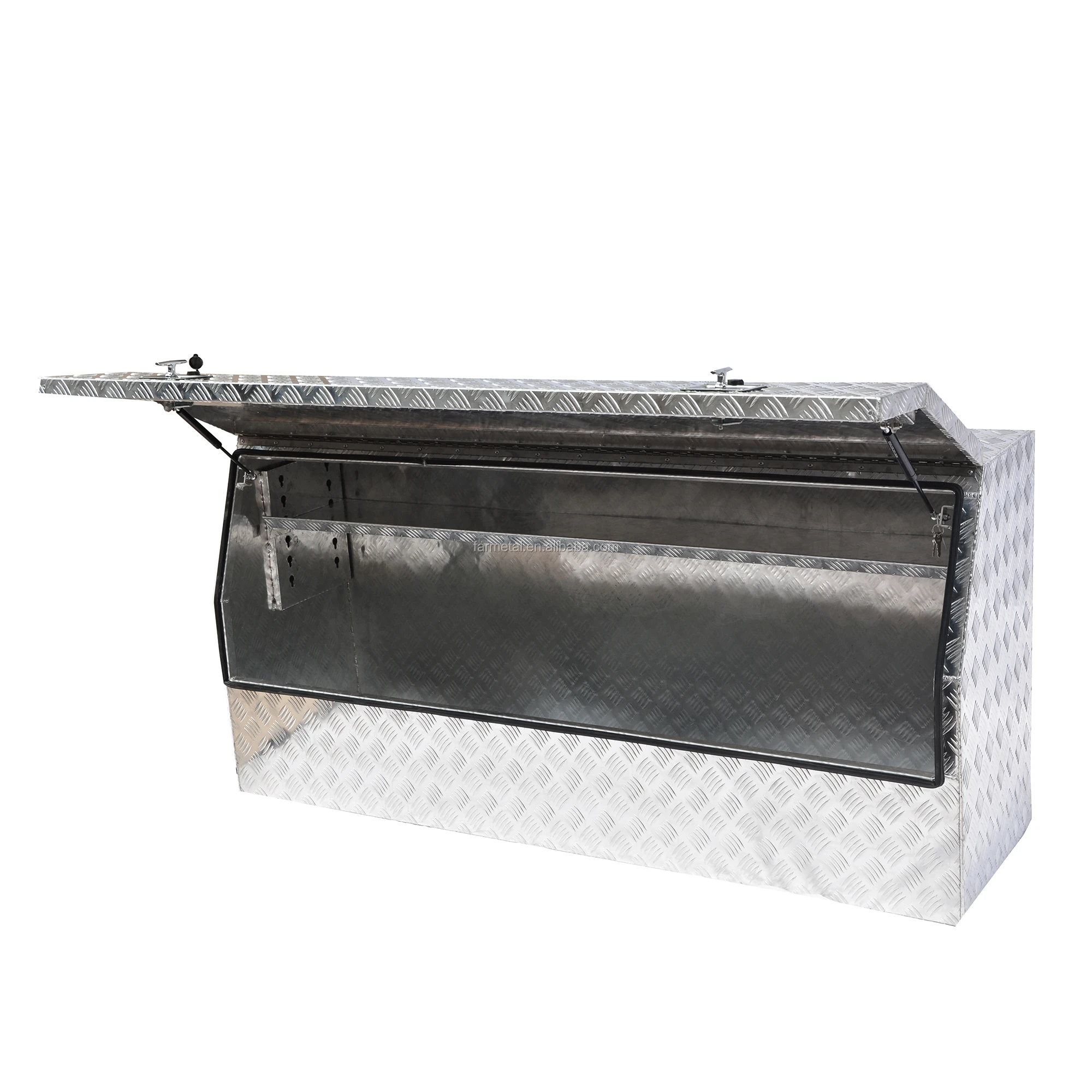 
OEM Aluminum Pickup tool boxes with side opening doors storage tool case kit trucks toolbox trailers full door cabinet cars 