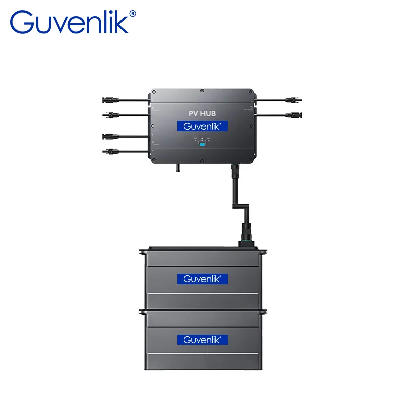 Guvenlik Balcony PV Energy Storage System Controller Solar System with Battery PV Hub PV Box 800W Micro Inverter