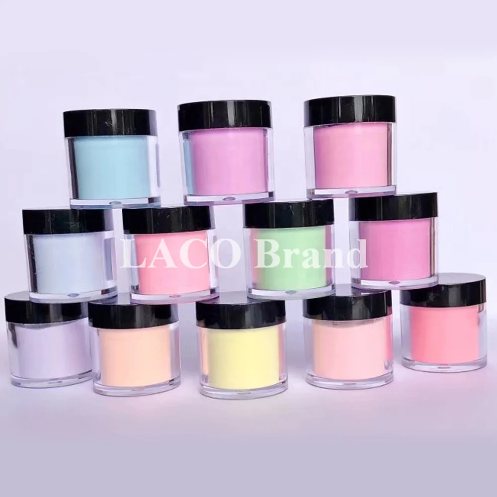 
starry star color nail powder 12colors acrylic polymer nail powder 10g jar ICE glitter dipping powder for nail art 
